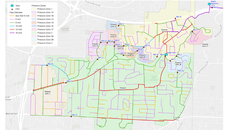 Updated the District’s Capital Improvement Plan, integrated projects into a new water rate structure, and completed predesign for a new 3.0 MG reservoir to support long-term system reliability and storage capacity.